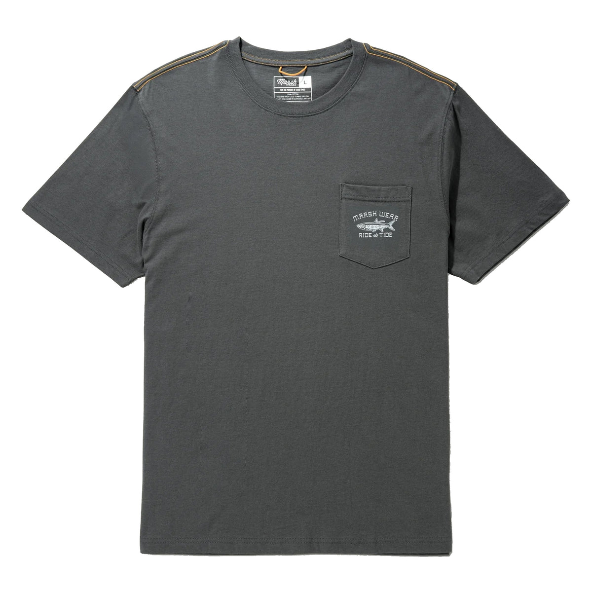 Marsh Wear Currents Men's S/S T-Shirt - Ash