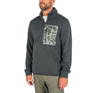 Marsh Wear Sullivan 1/4 Zip Men's L/S Sweater - Ash