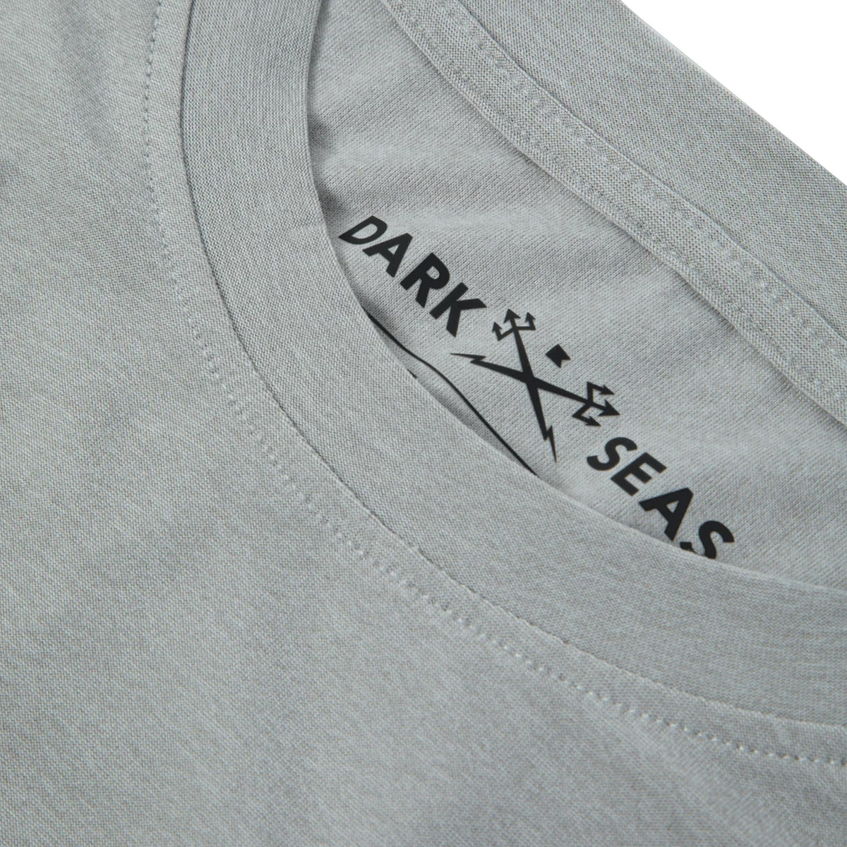 Dark Seas No Sweat Men's L/S T-Shirt - Ash Heather