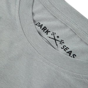 Dark Seas No Sweat Men's L/S T-Shirt - Ash Heather