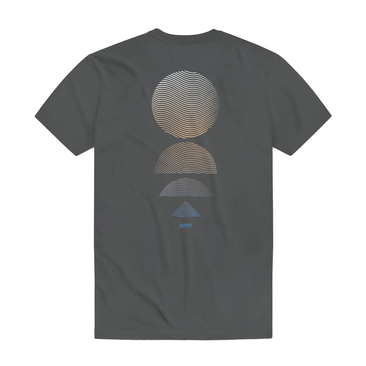 Jetty Mirage Men's S/S T-Shirt - Asphalt