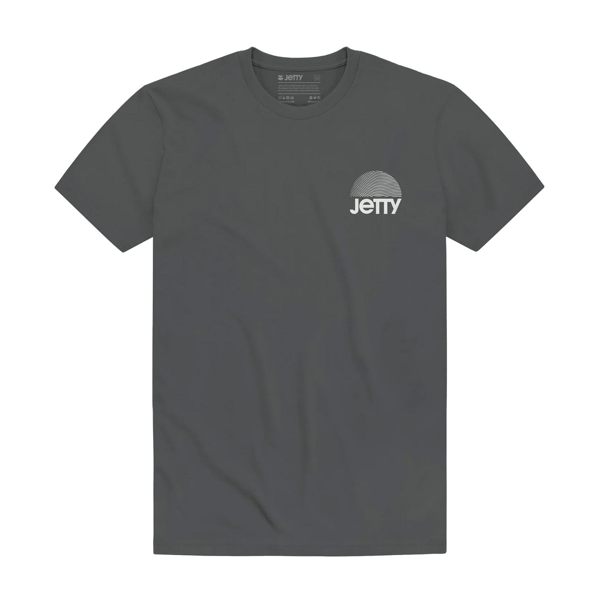 Jetty Mirage Men's S/S T-Shirt - Asphalt