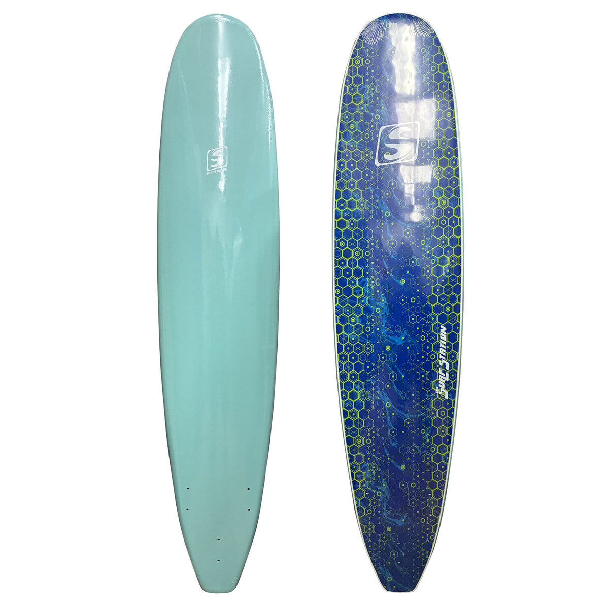 Surf Station Classic 9'0 Soft Surfboard - Ice Mint