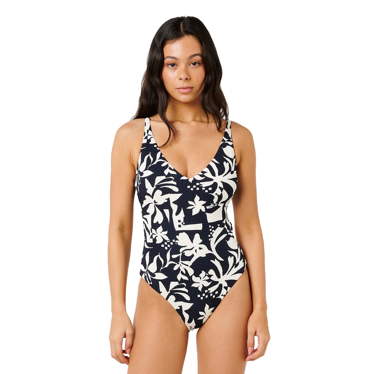 Rip Curl Topanga Geo One Piece Women's Swim Suit - Black