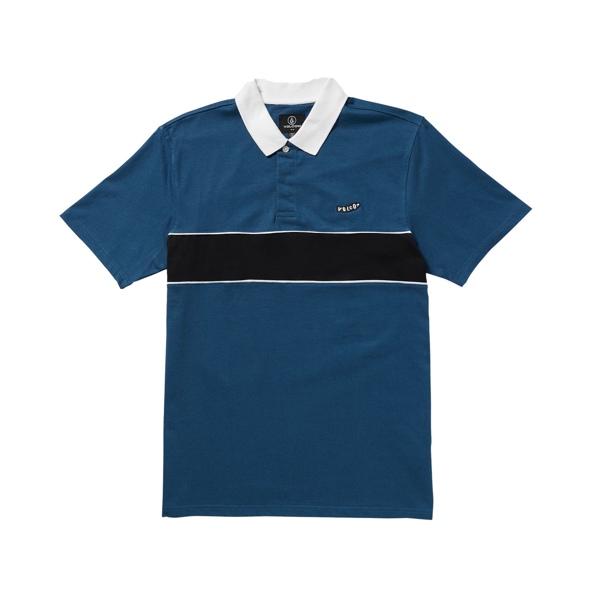 Volcom Gemstone Men's S/S Dress Shirt - Deep Blue