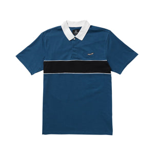 Volcom Gemstone Men's S/S Dress Shirt - Deep Blue