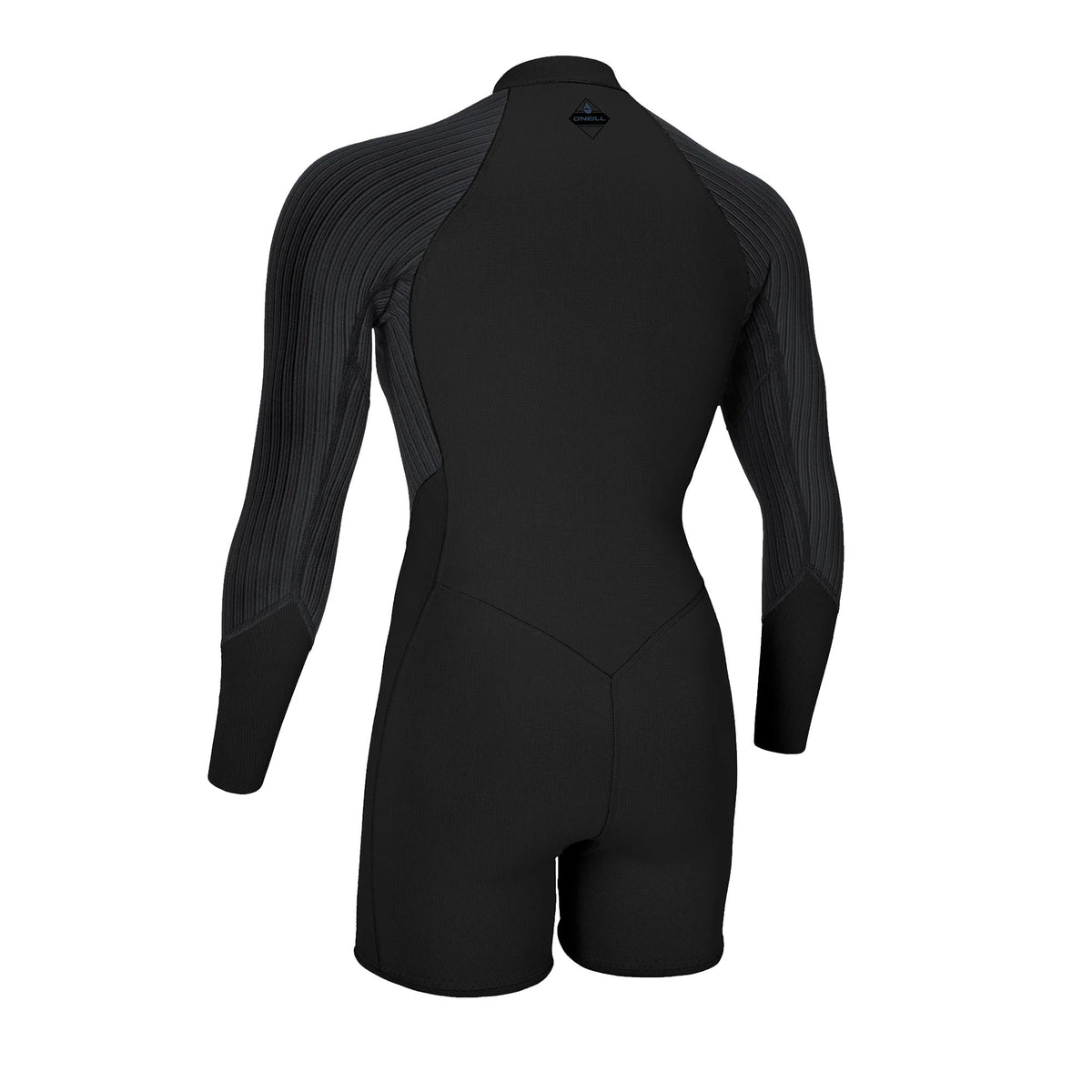 O'Neill Hyperfreak 2mm Women's Front-Zip L/S Springsuit - Black