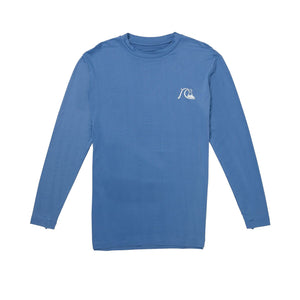 Quiksilver DNA Logo Surf Men's L/S Surf Shirt - Riviera