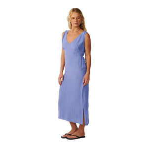 Rip Curl Island Dreams Midi Women's Dress - Mid Blue