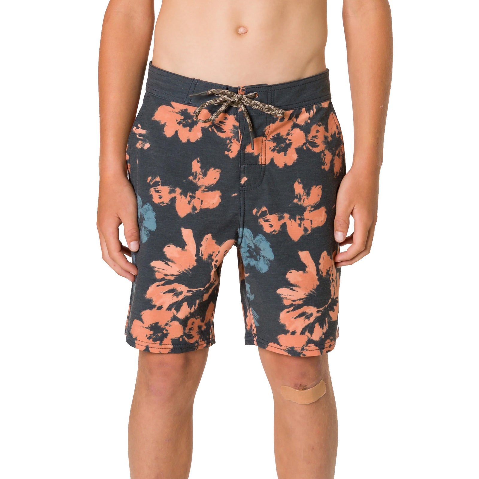 Katin Donna Hybrid Youth Boy's Boardshorts - Black Wash