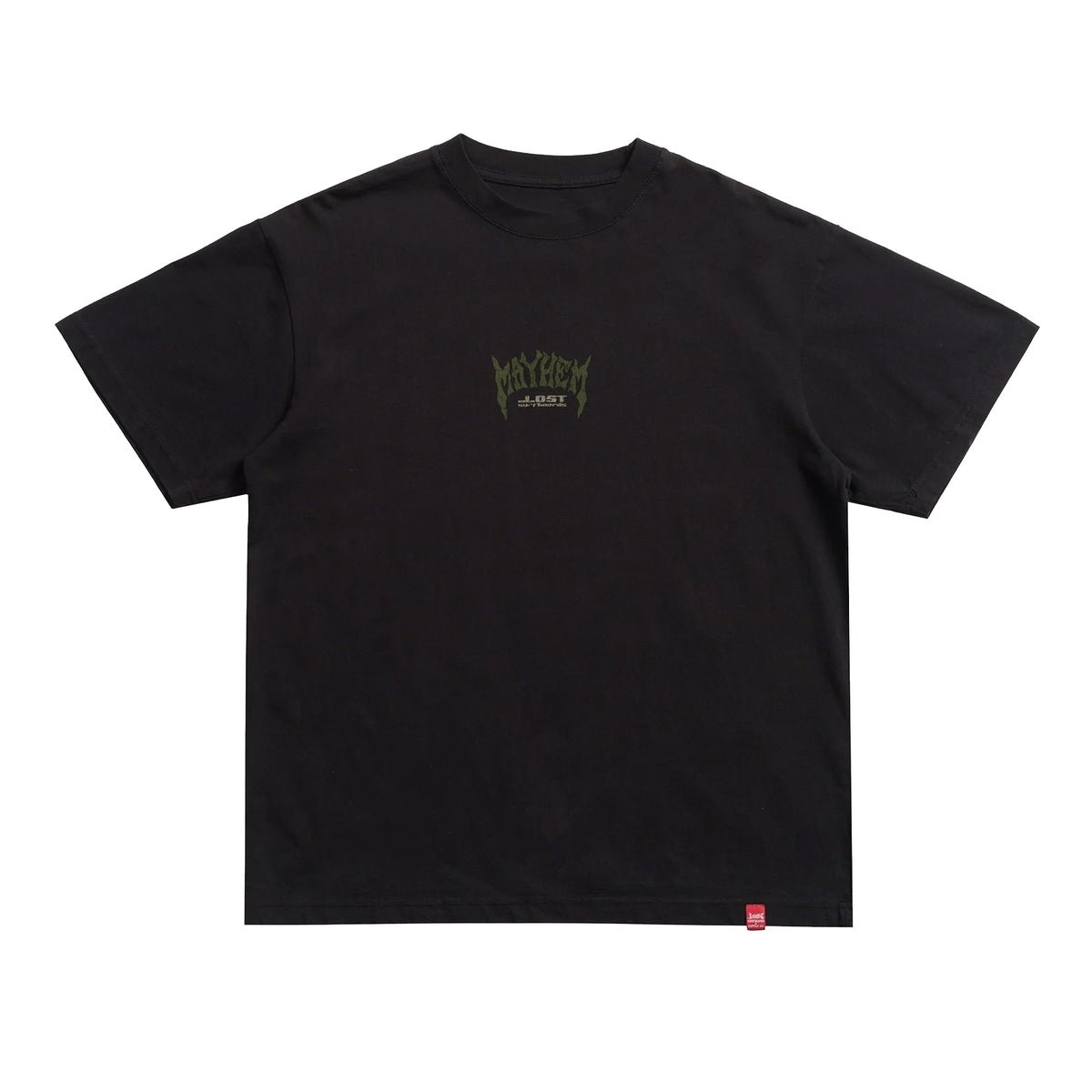 Lost Mayhem Spikes Logo Boxy Men's S/S T-Shirt - Black