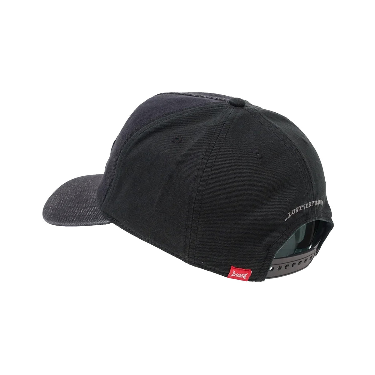 Lost Mayhem Denim Snapback Men's Hat - Black