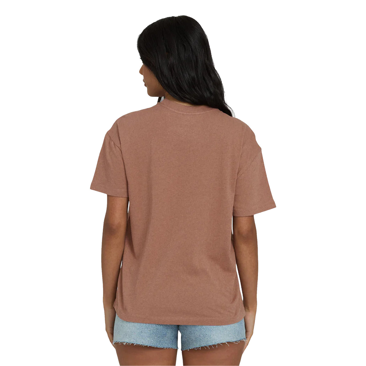 Billabong Sand To Surf Knit Graphic Women's S/S T-Shirt - Brown Stone