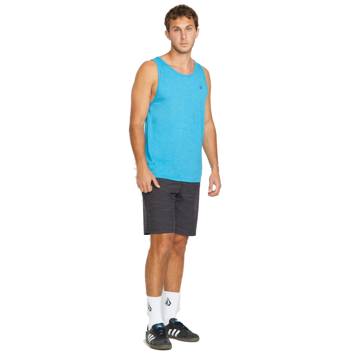 Volcom Slub Frickin Cross Shred 20" Men's Walkshorts - Black