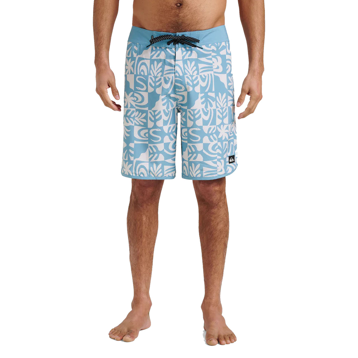 Quiksilver Surfsilk Scallop 19" Men's Boardshorts - Dusty Turquoise