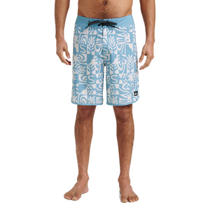 Quiksilver Surfsilk Scallop 19" Men's Boardshorts - Dusty Turquoise