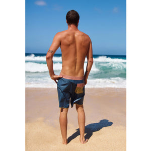 O'Neill O'Riginals Pigment Scallop 18" Men's Boardshorts - Blue Fusion