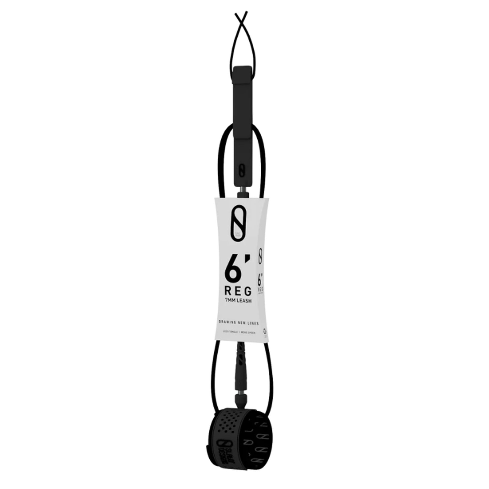Slater Designs 7mm Standard Surfboard Leash - 6'/Black