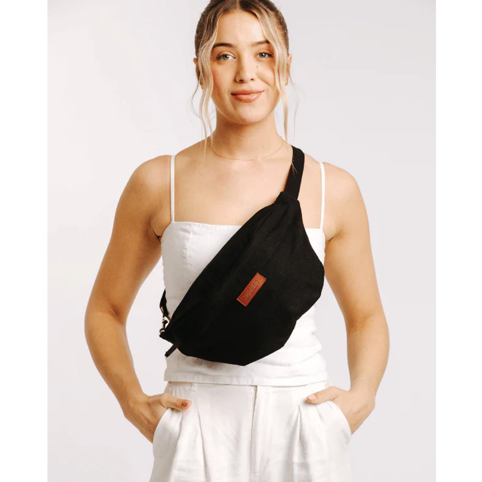 Sand Cloud Solid Bum Bag - Black