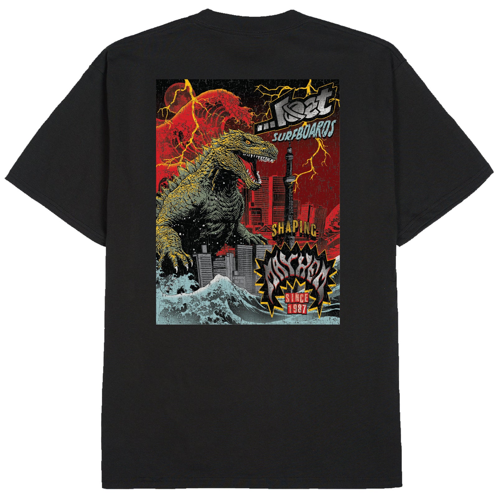 Lost Big Zilla Men's S/S T-Shirt - Vintage Black