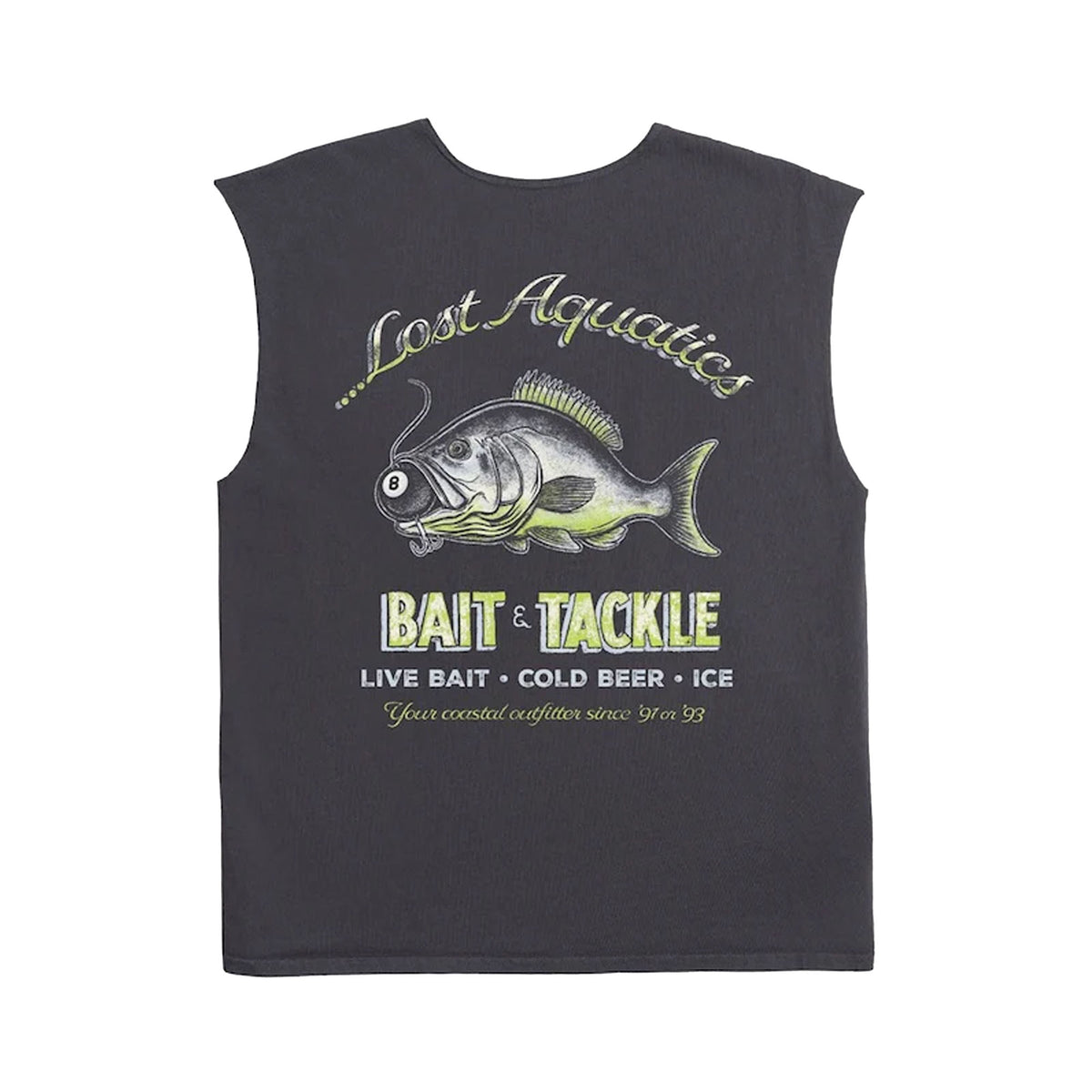 Lost Bait Cut Off Men's S/S Shirt - Black