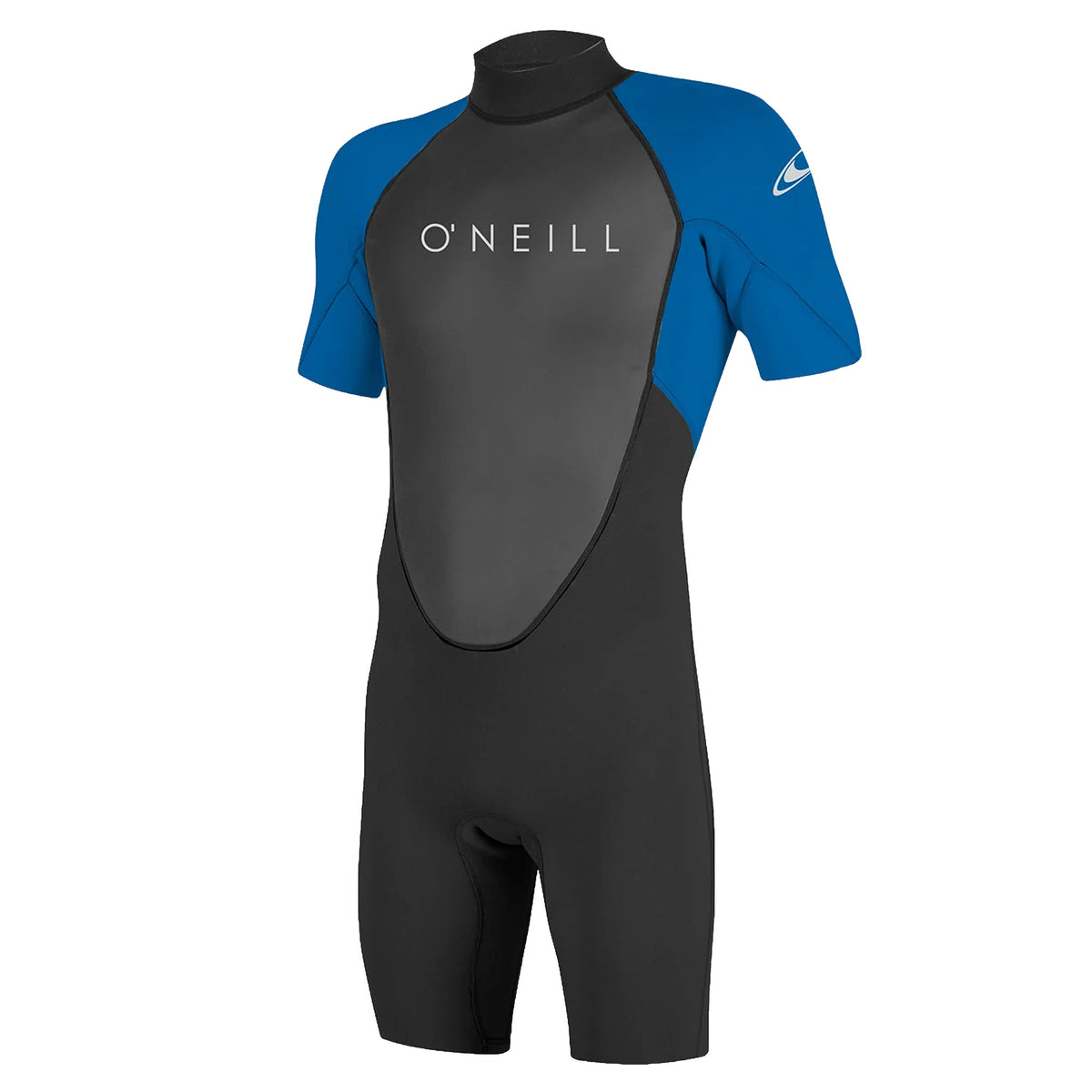 O'Neill Reactor-II 2mm Men's S/S Springsuit Wetsuit - Black/Ocean
