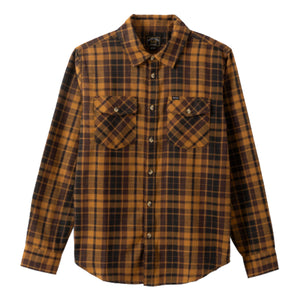 Dark Seas Tanglewood Woven Men's L/S Flannel - Black/Brown