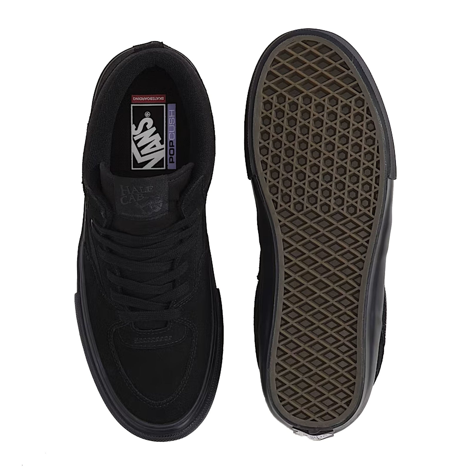 Vans Half Cab Skate Men's Shoes - Black/Black