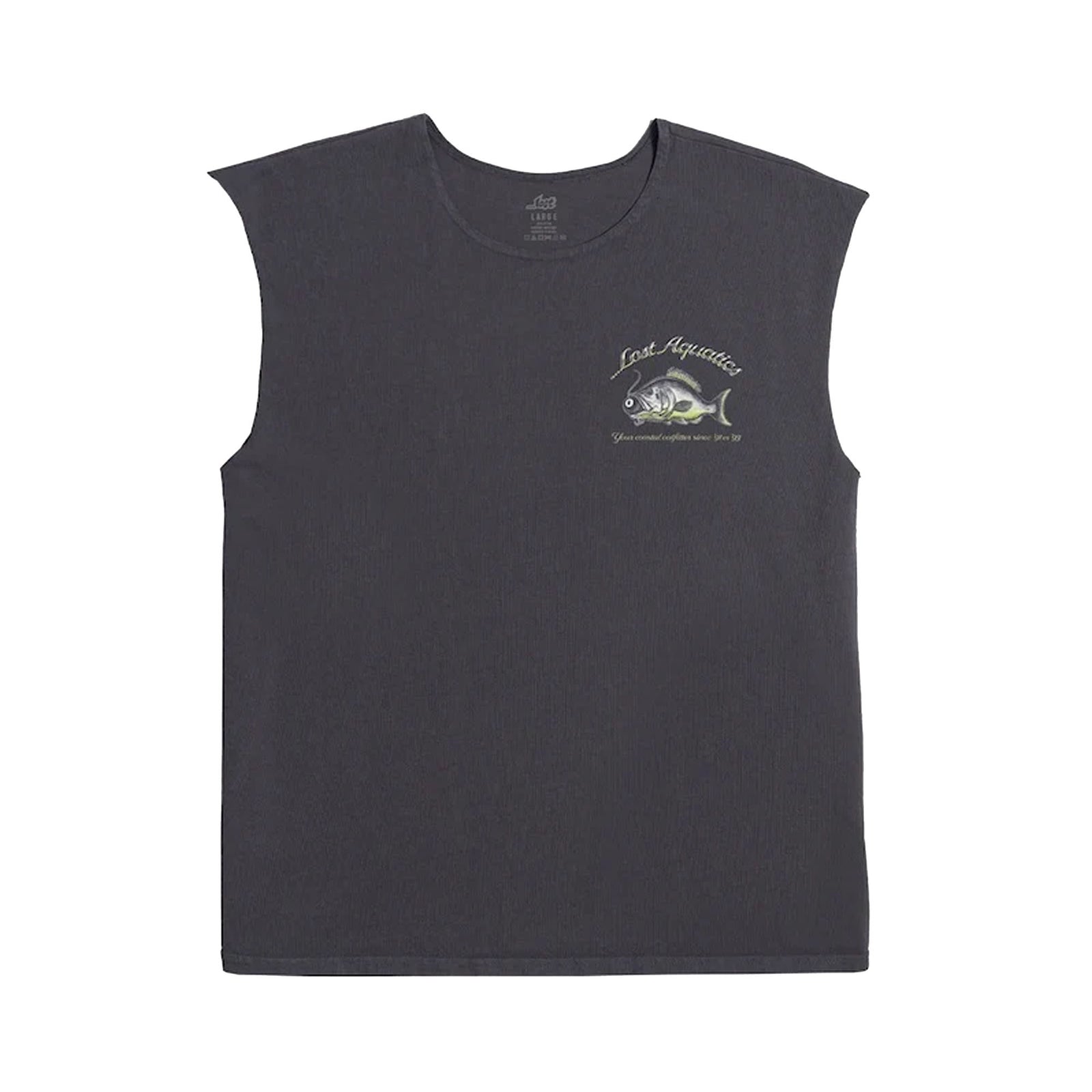 Lost Bait Cut Off Men's S/S Shirt - Black