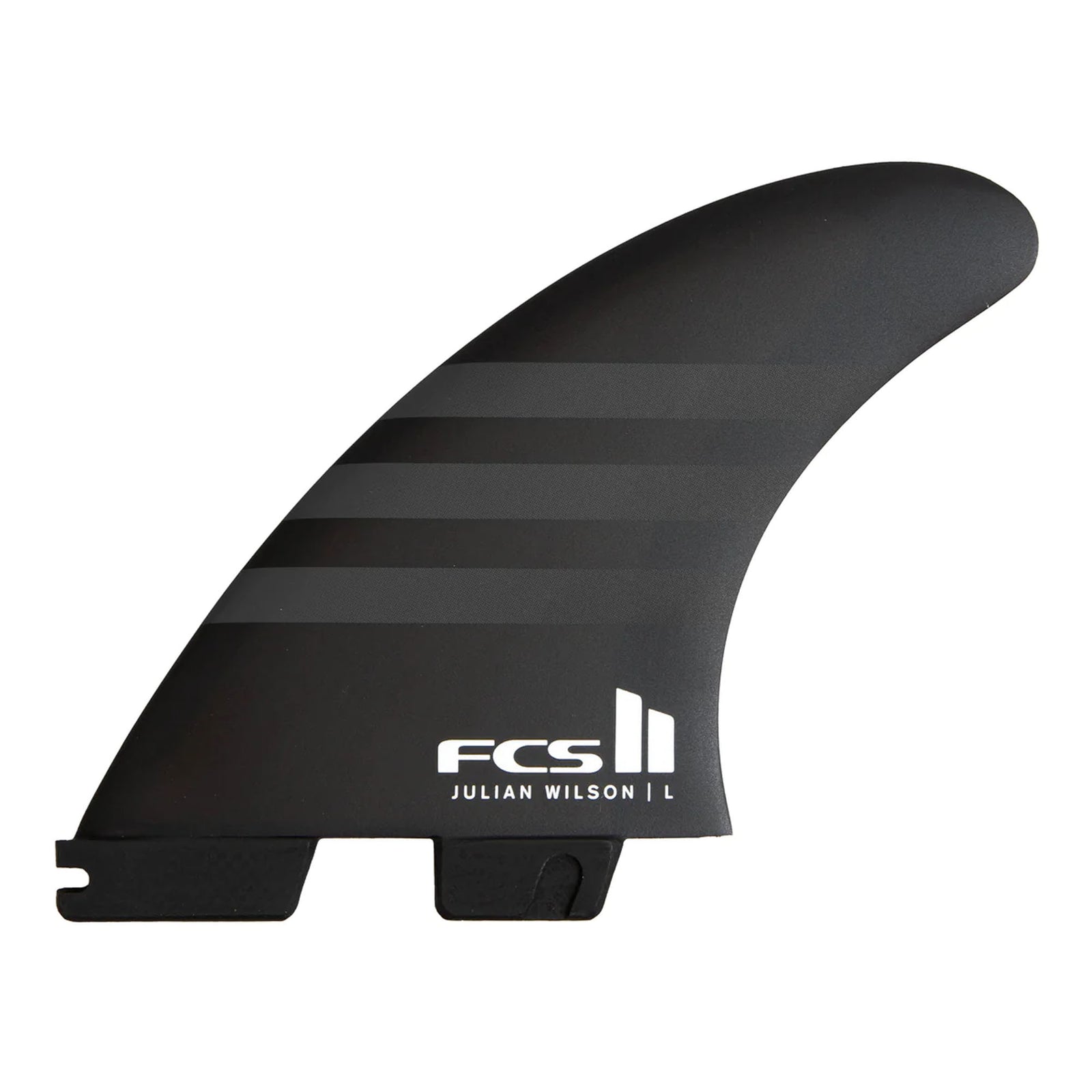 FCS II Julian Wilson Performance Core Tri Surfboard Fins - Medium/Black