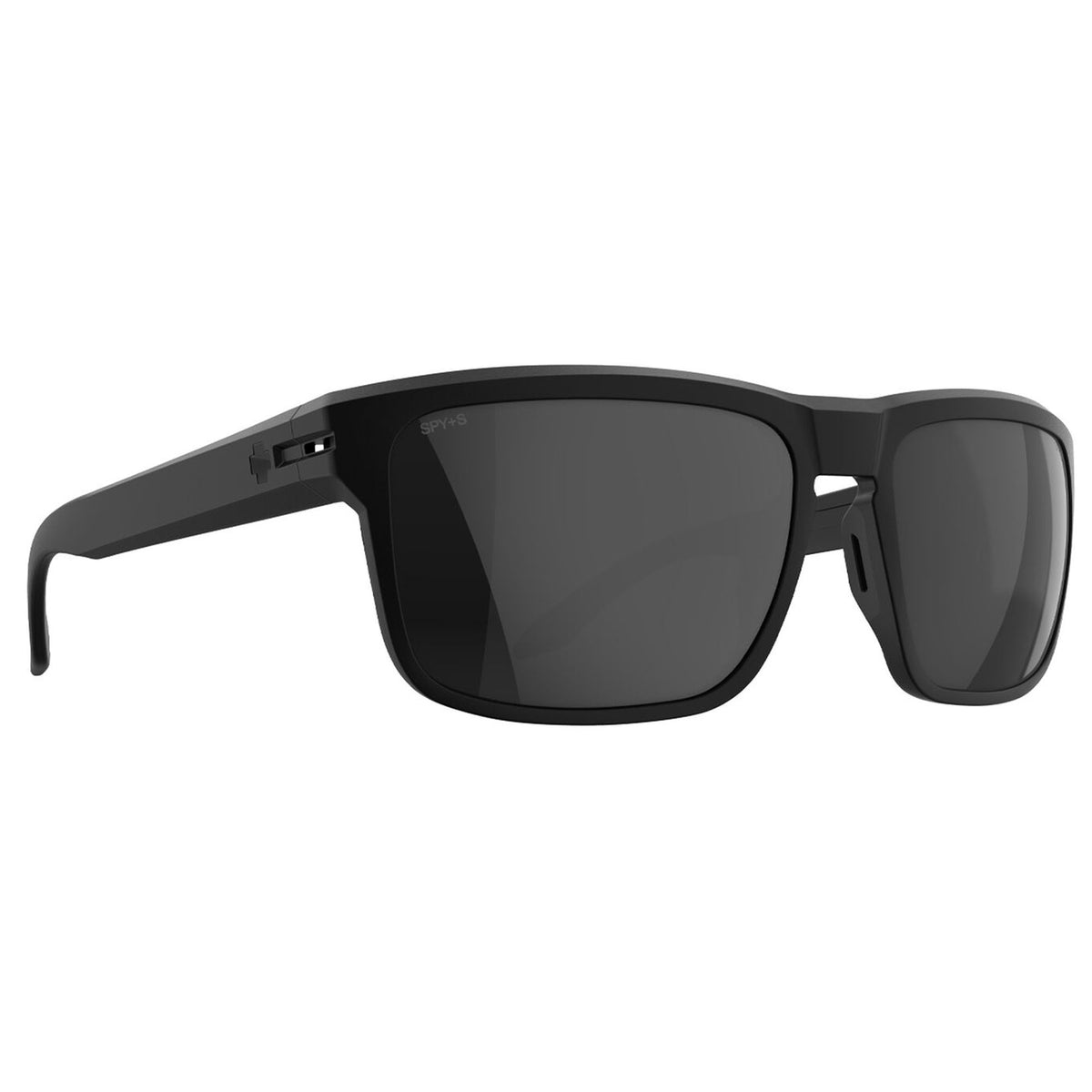 Spy Region Men's Sunglasses - Soft Matte Black/Happy Boost Black Mirror