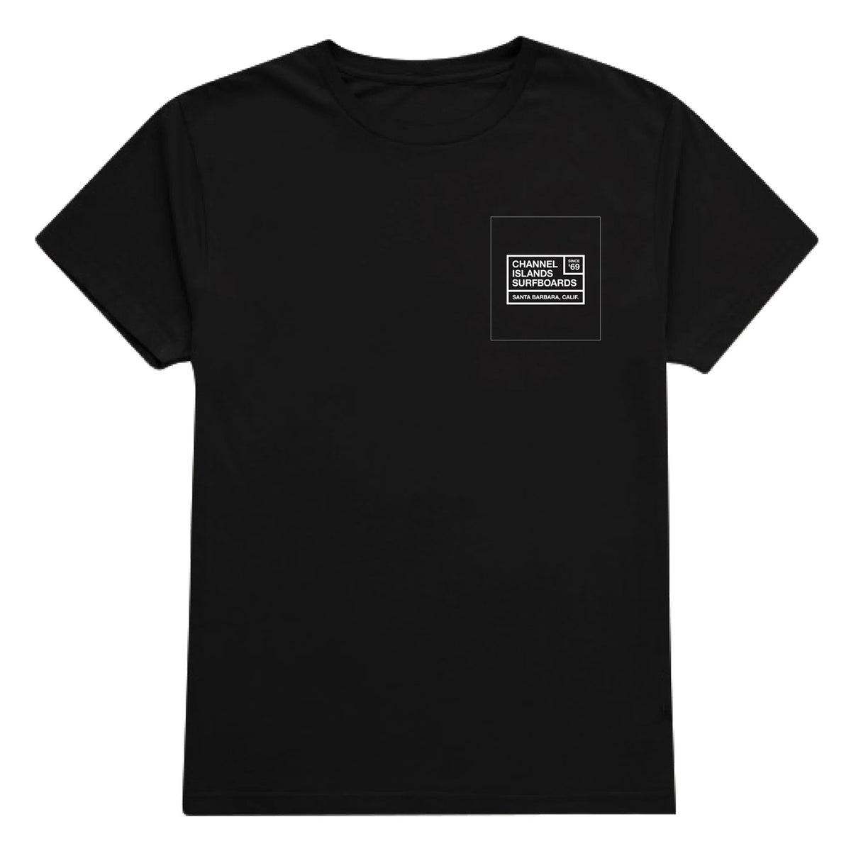 Channel Islands Flag Patch Men's S/S T-Shirt - Black