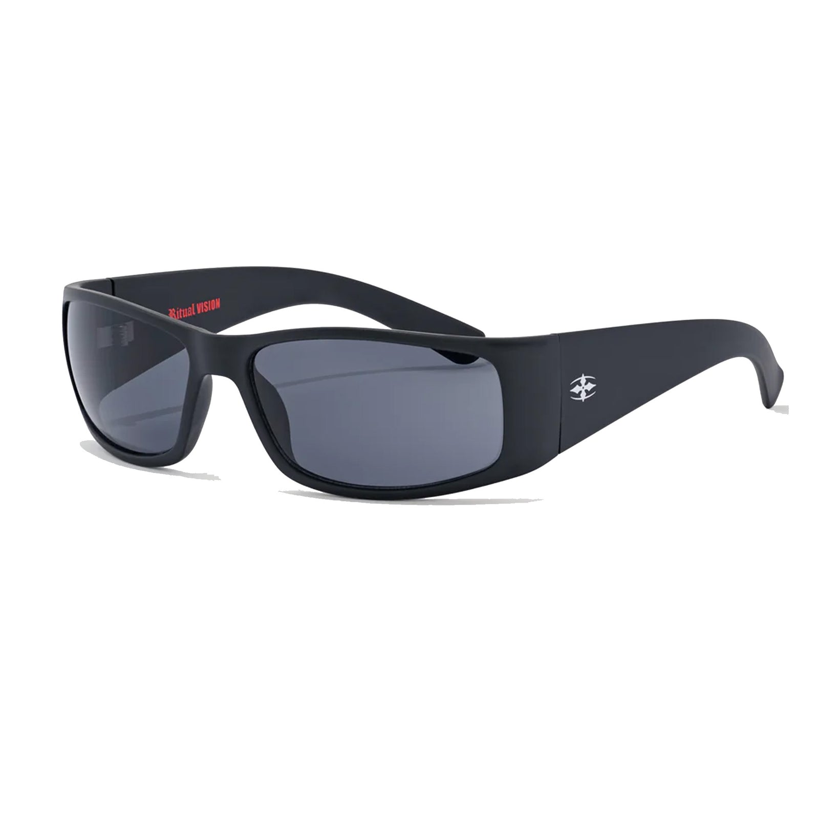Ritual Vision Doomsday Machine Men's Sunglasses - Matte Black/Black Polarized