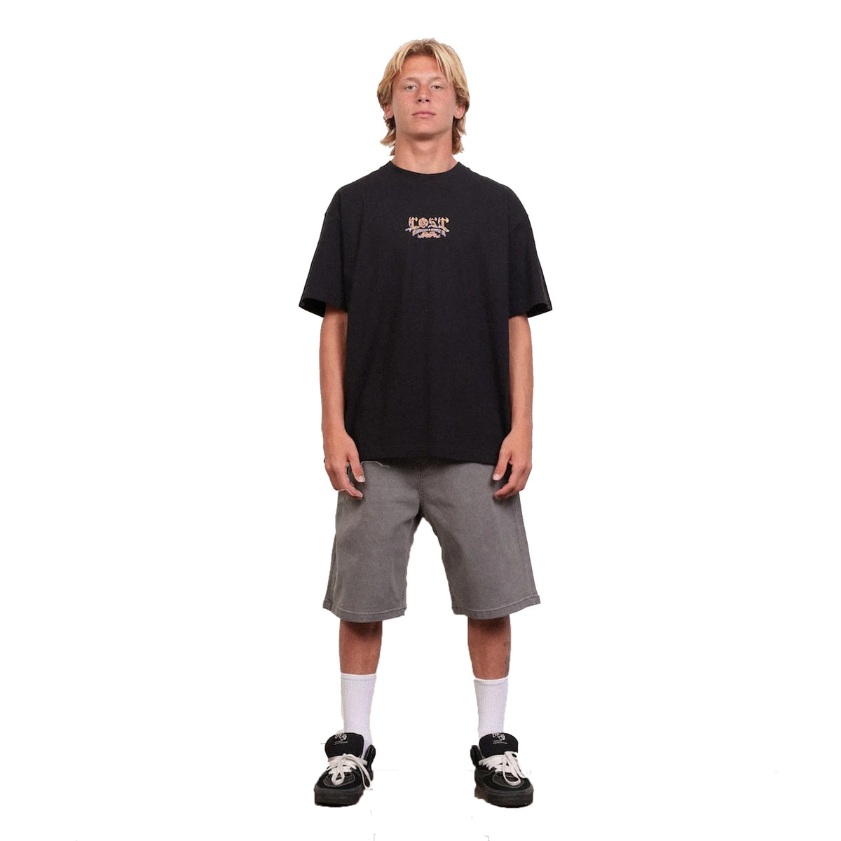 Lost Dropout Denim Jort 23" Men's Walkshorts - Washed Up Black