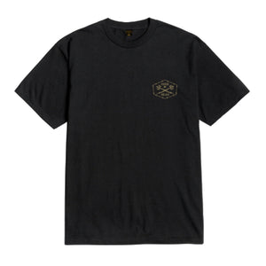 Dark Seas No Trespassing Pigment Men's S/S T-Shirt - Black