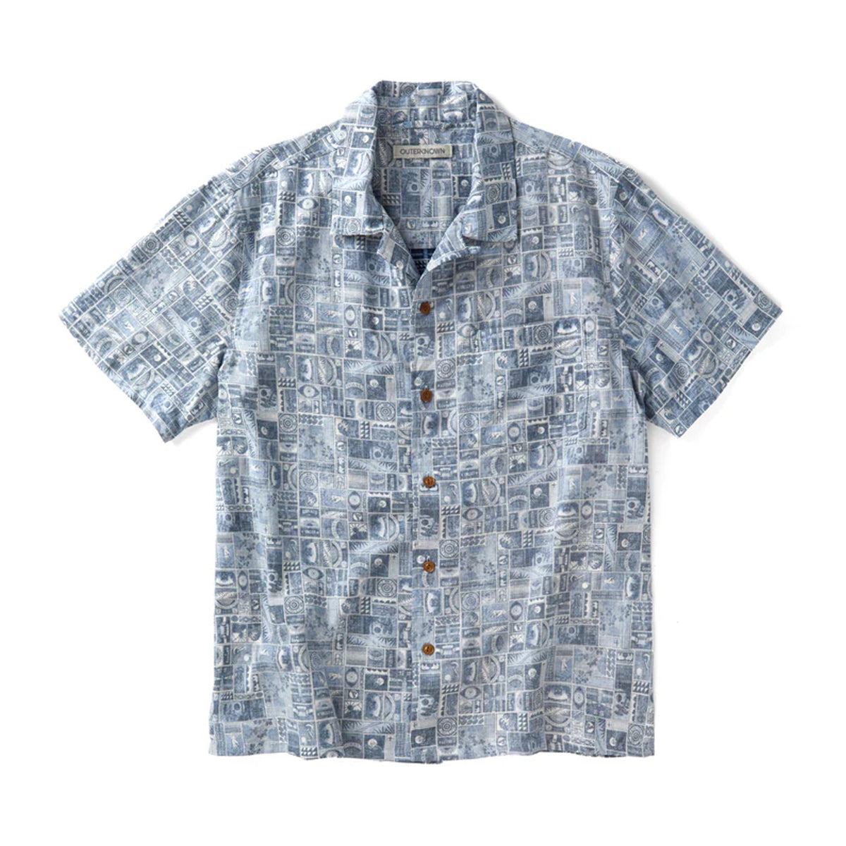Outerknown The BBQ Men's S/S Dress Shirt - Katsuo Icons