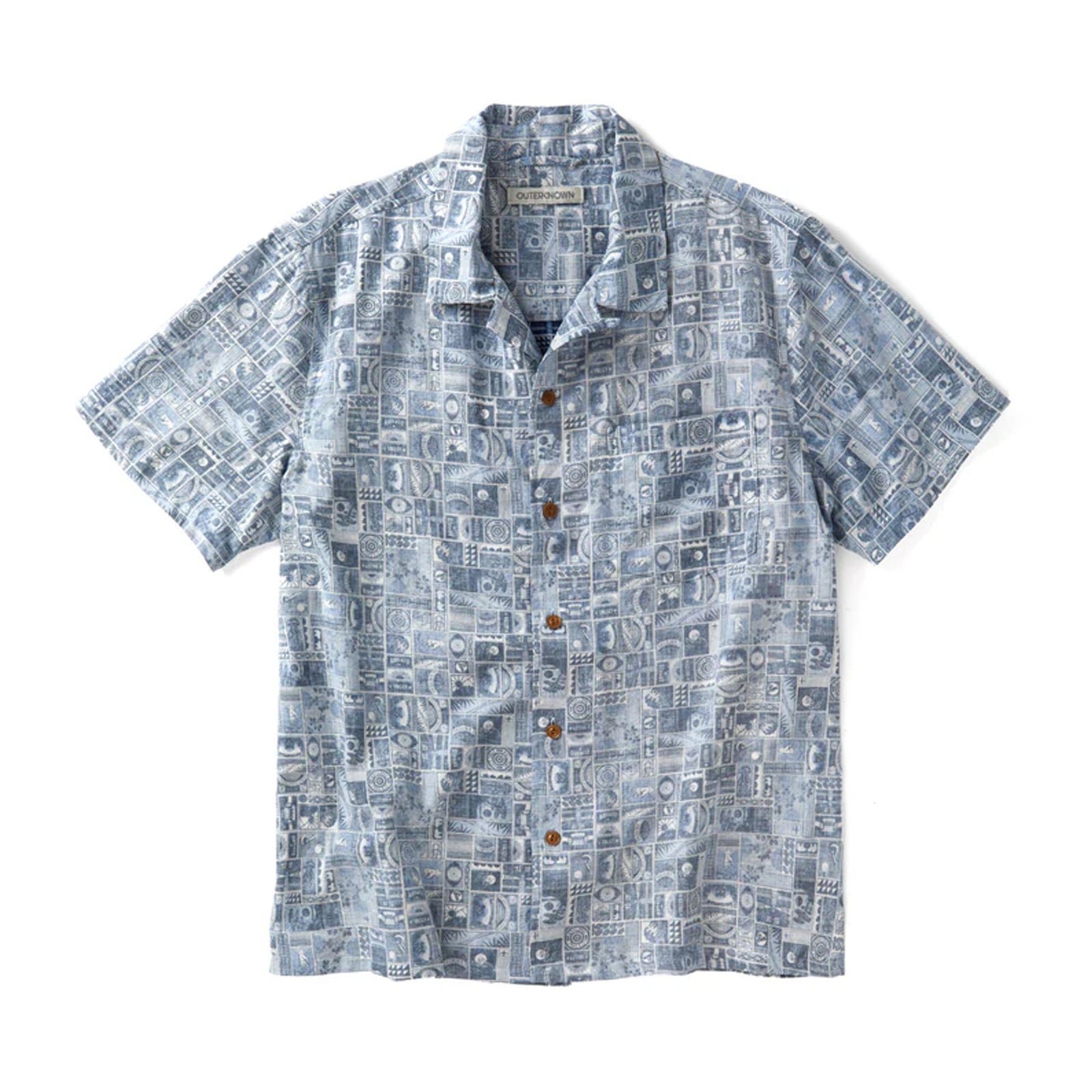 Outerknown The BBQ Men's S/S Dress Shirt - Katsuo Icons