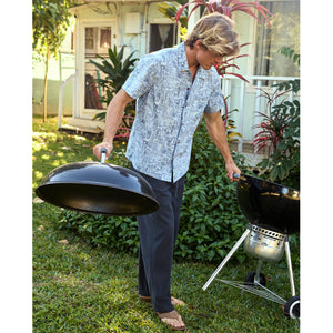 Outerknown The BBQ Men's S/S Dress Shirt - Katsuo Icons