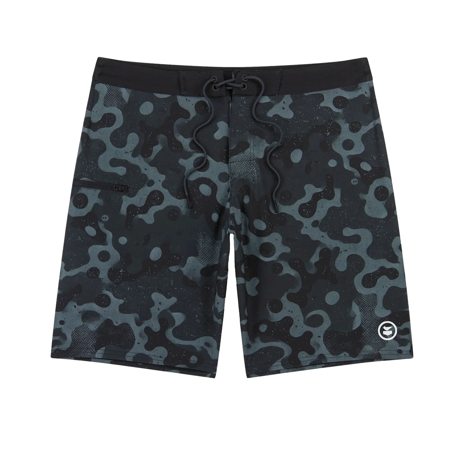 Jetty Holyoke 19" Men's Boardshorts - Black Camo