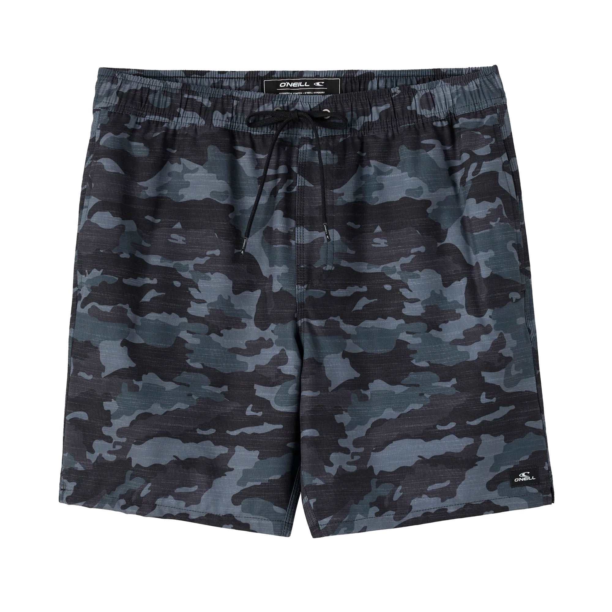 O'Neill Hermosa Elastic Wasit 16" Youth Boy's Boardshorts - Black Camo