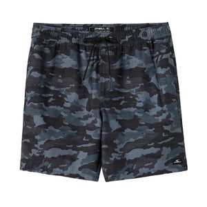 O'Neill Hermosa Elastic Wasit 16" Youth Boy's Boardshorts - Black Camo