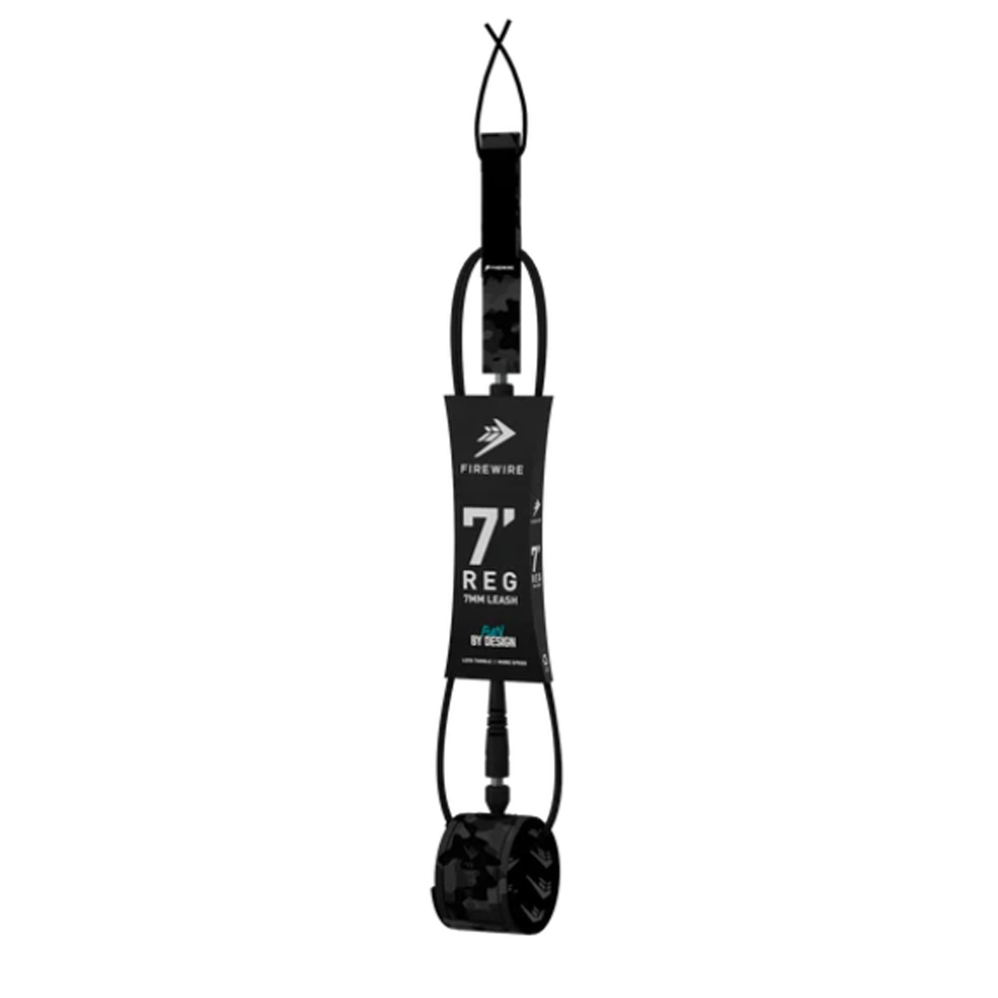Firewire All Day Surfboard Leash - 7'/Black/Camo