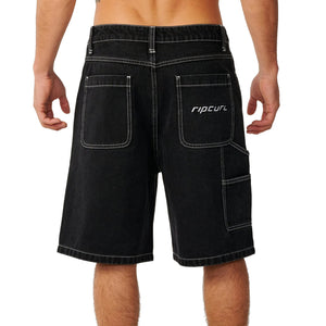 Rip Curl Nu Dose Denim 22" Men's Walkshorts - Dark Acid Black