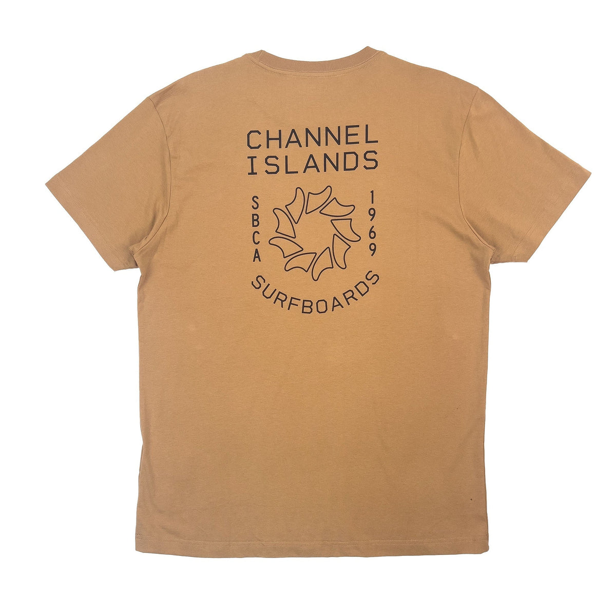 Channel Islands Spin Fin Men's S/S T-Shirt - Desert
