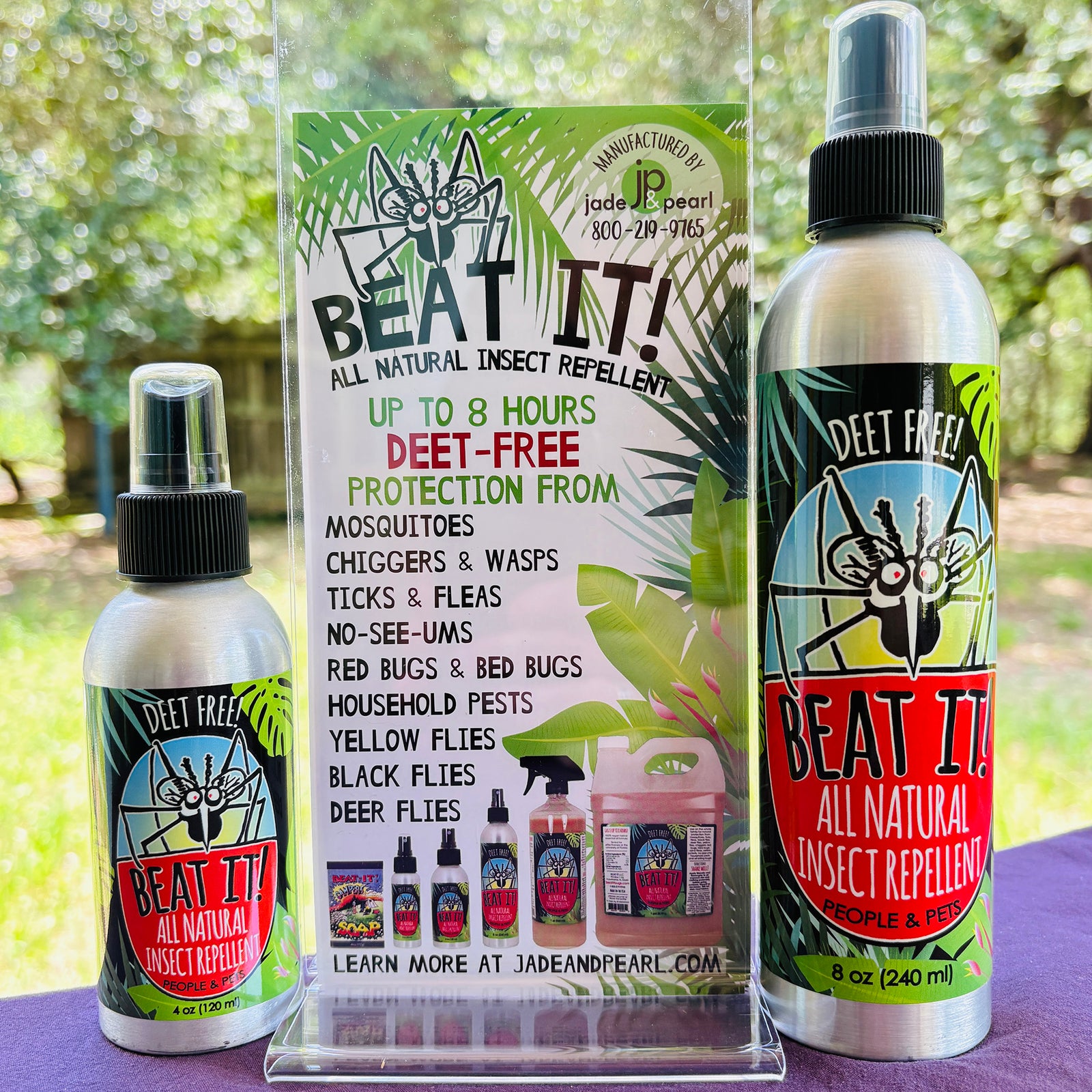 Beat It! Herbal 8oz Mosquito Repellant