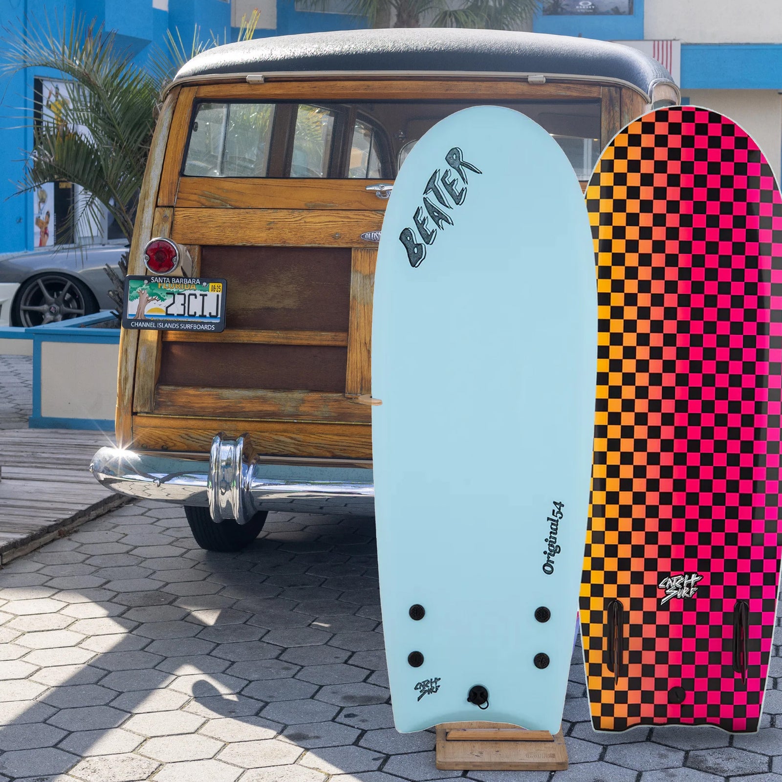 Catch Surf Beater Original 54 Twin Soft Surfboard - Sky Blue