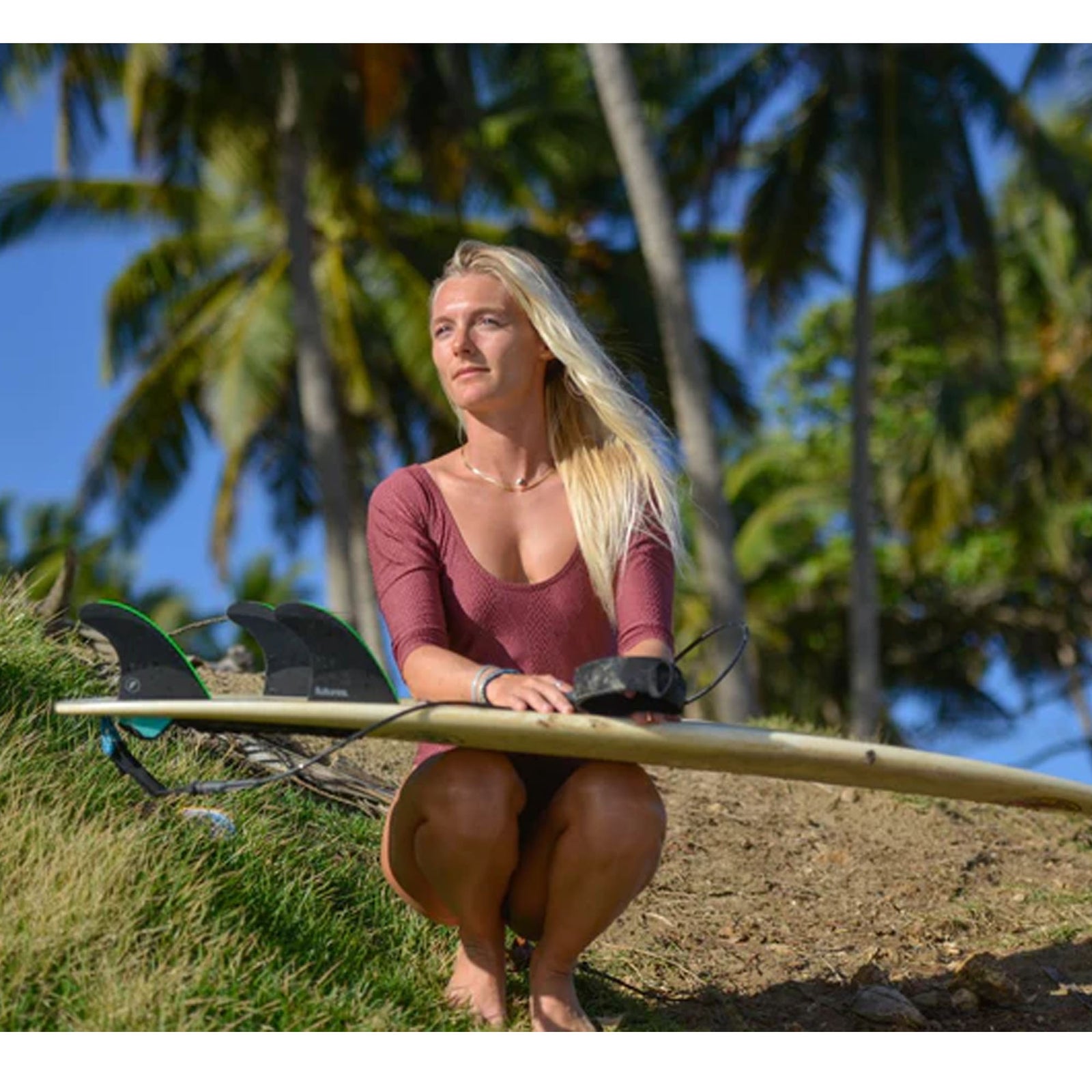 IMSY Swimwear Tiva Bodysuit Women's One Piece Swimsuit - Berry