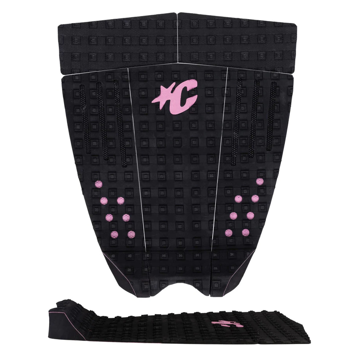 Creatures of Leisure Ethan Ewing Signature Pin Tail Traction Pad - Black/Guava