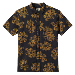 O'Neill O'Riginals Print Standard Fit Men's S/S Dress Shirt - Phantom