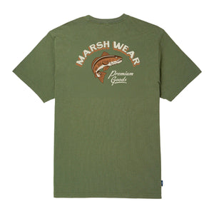 Marsh Wear High Tide Men's S/S T-Shirt - Bronze Green